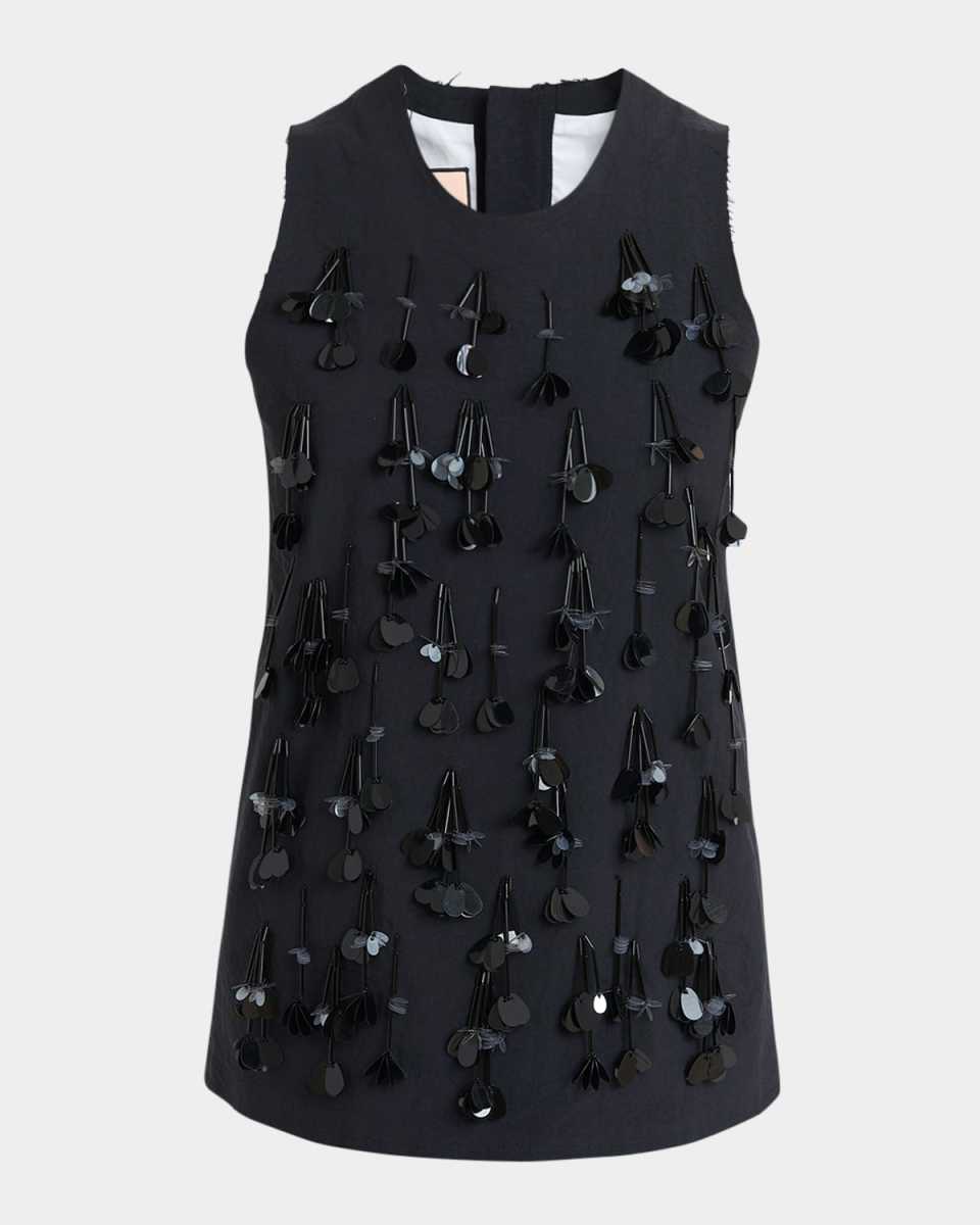 Sequined Tank Top